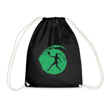 Ballon de plage Tennis de plage - Sac de sport léger - noir - Devant