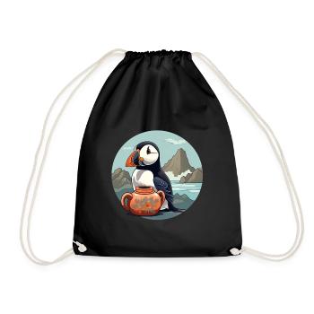 Macareux - Sac de sport léger - noir - Devant