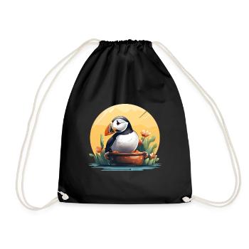 Macareux - Sac de sport léger - noir - Devant