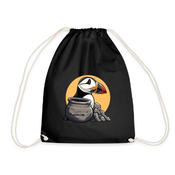 Macareux - Sac de sport léger - noir - Devant