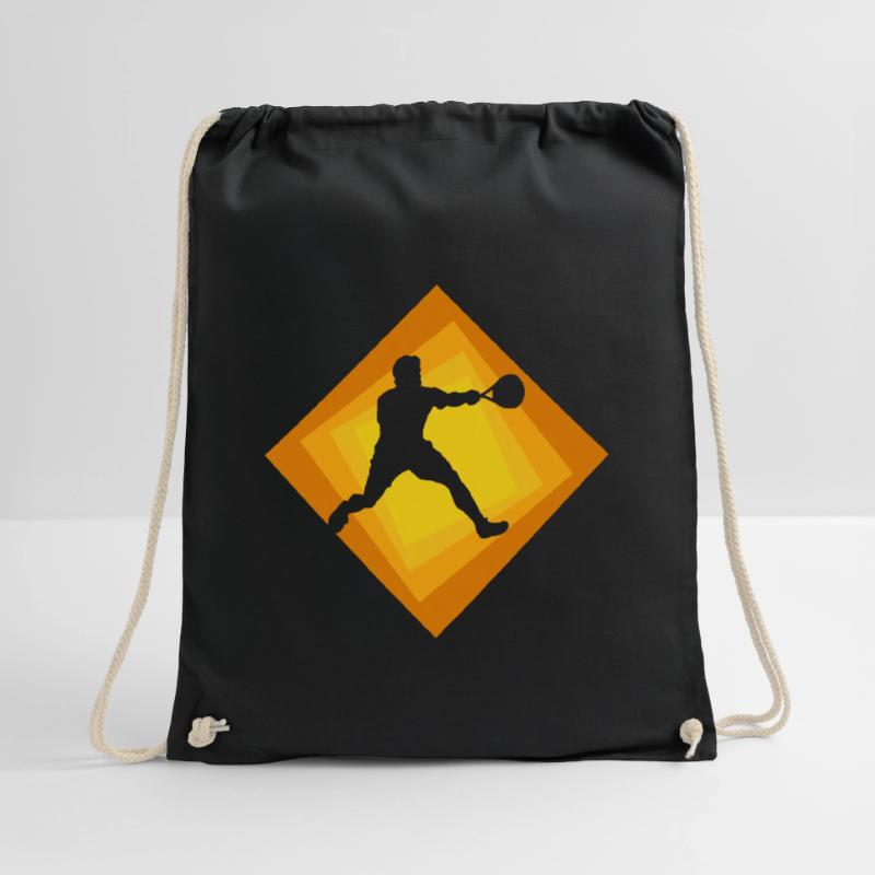 Racket Squash Squash Player b Drawstring Bag