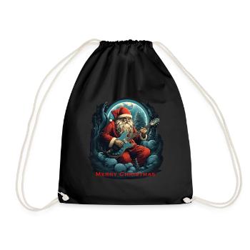 Joyeux Noël - Sac de sport léger - noir - Devant