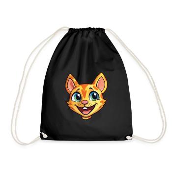 Ocicat Illustration Aquarelle De Dessin Animé Coloré - Sac de sport léger - noir - Devant