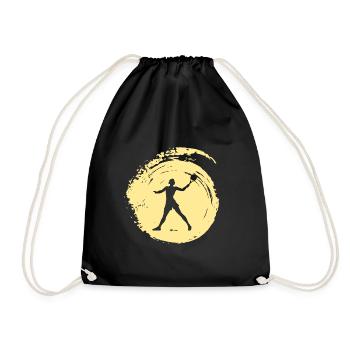 Ballon de plage, tennis de plage, tennis - Sac de sport léger - noir - Devant