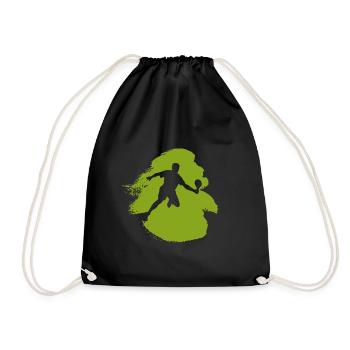 Pickleball Game Pickleball Player - Drawstring Bag - black - Front