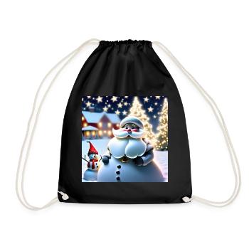 Joyeux Noel #5 - Sac de sport léger - noir - Devant