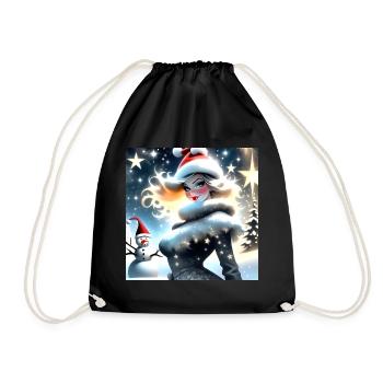 Joyeux Noel #7 - Sac de sport léger - noir - Devant