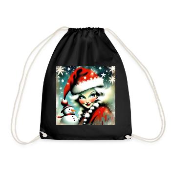 Joyeux Noel #15 - Sac de sport léger - noir - Devant