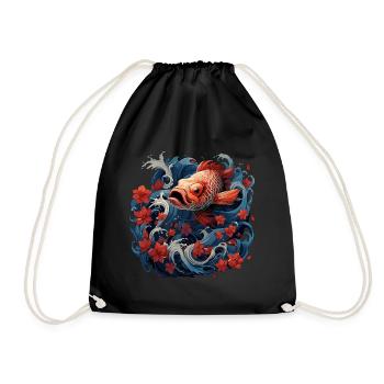 Koi - Sac de sport léger - noir - Devant