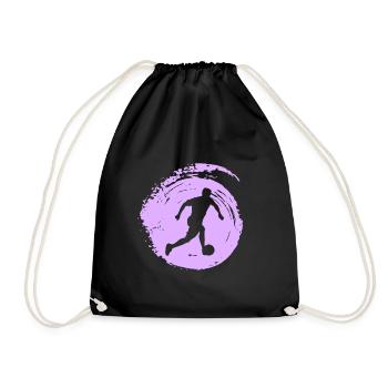 Beach Soccer Joueur de football Beach Soccer - Sac de sport léger - noir - Devant