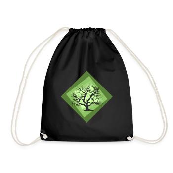 Botany Flora Flora - Drawstring Bag - black - Front