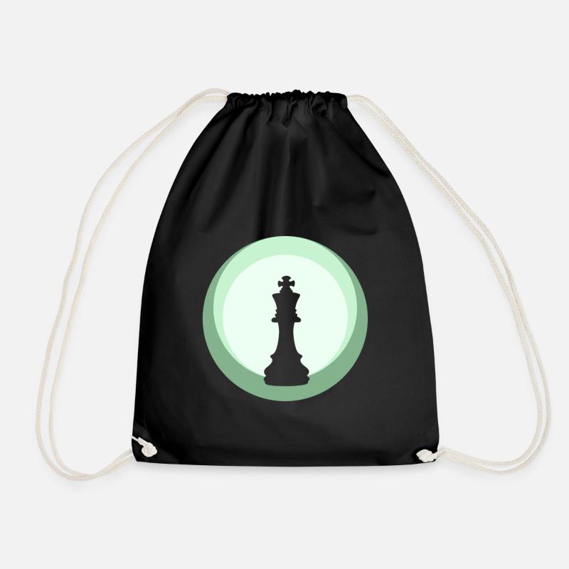 Échecs Échecs Pièces d’échecs - Sac de sport léger - noir