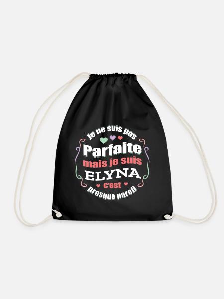 ELYNA PARFAITE - PRENOM ELYNA - Sac de sport léger - noir