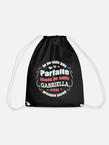 GABRIELLA PARFAITE - PRENOM GABRIELLA - Sac de sport léger - noir