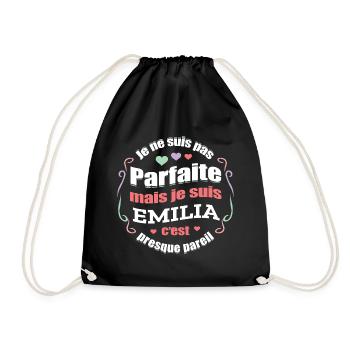 EMILIA PARFAITE - PRENOM EMILIA - Sac de sport léger - noir - Devant