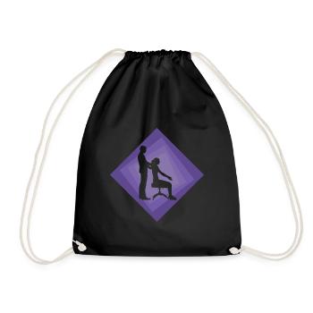 Chiropractor, Chiropractor, Medical Doctor - Drawstring Bag - black - Front
