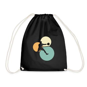 Squash Players Squash Players Squash Rackets - Drawstring Bag - black - Front