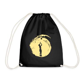 Volley-ball Volley-ball Volley-ball de plage - Sac de sport léger - noir - Devant