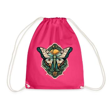 Butterfly - Turnbeutel - Fuchsia - Vorne