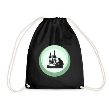 Biochemistry Chemical Chemical - Drawstring Bag - black - Front