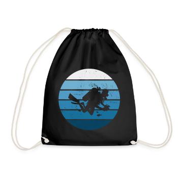 Plongeur Hommes Plongée sous-marine Plongée libre Plongée - Sac de sport léger - noir - Devant