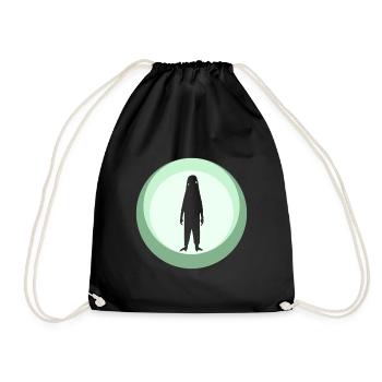 Cryptozoology Bigfoot Legend - Drawstring Bag - black - Front