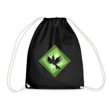 calopsitte drôle drôle - Sac de sport léger - noir - Devant