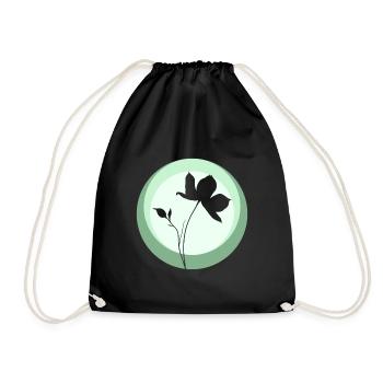Botanik Pflanzenkunde Flora - Turnbeutel - Schwarz - Vorne