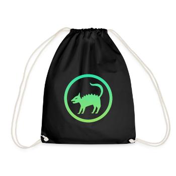Cryptozoology Legend Unicorn - Drawstring Bag - black - Front