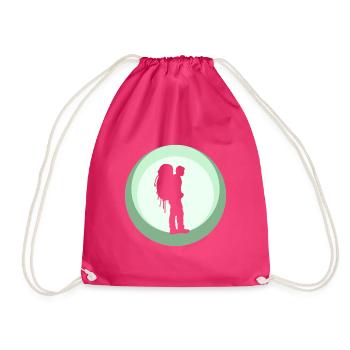 Backpacker Pilgrim Pilgrim - Drawstring Bag - fuchsia - Front