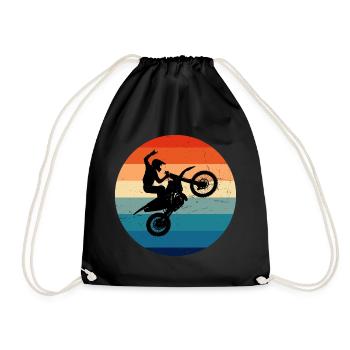 Dirt Biker Motocross Dirt Bike Freestyle Motocross - Sac de sport léger - noir - Devant