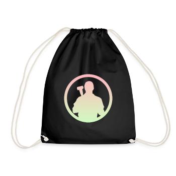 Car Mechanic Hobbyist Mechanic - Drawstring Bag - black - Front