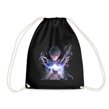 Apprenti sorcier Mage de feu - Sac de sport léger - noir - Devant