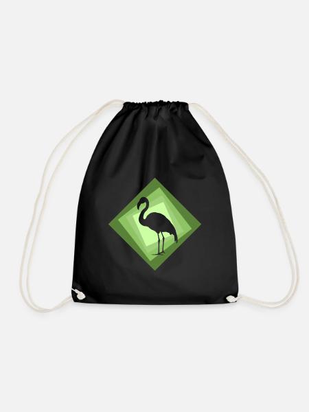 Flamant rose sauvagine sauvagine sauvagine - Sac de sport léger - noir
