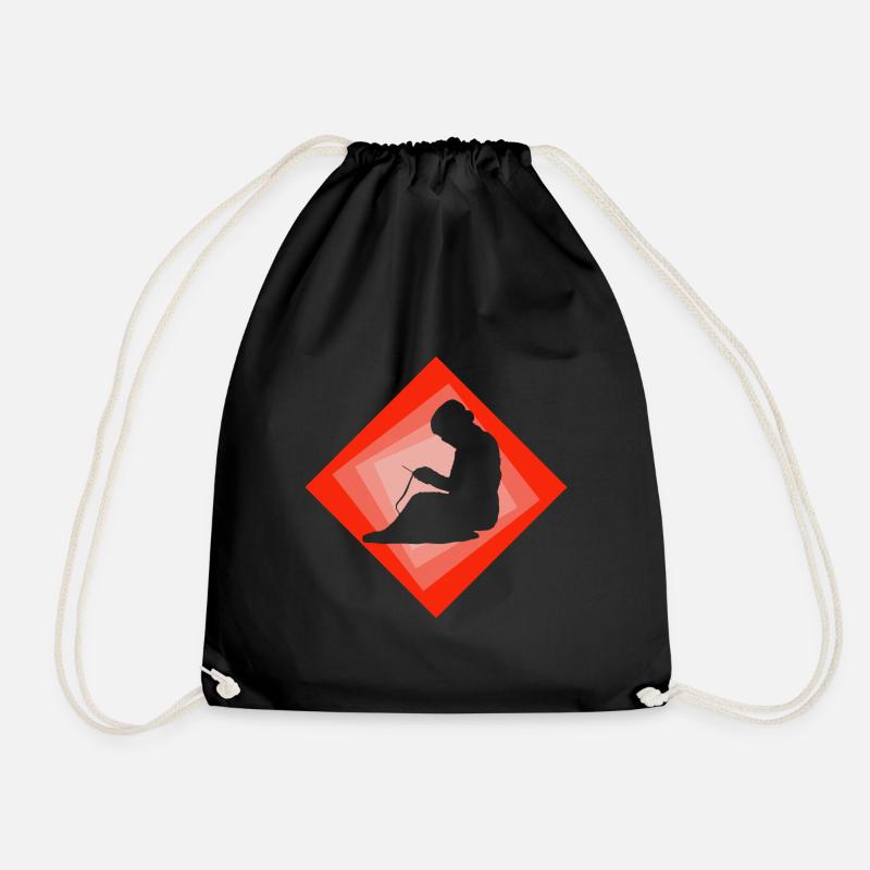 Häkeln Crochet Crochet - Sac de sport léger - noir