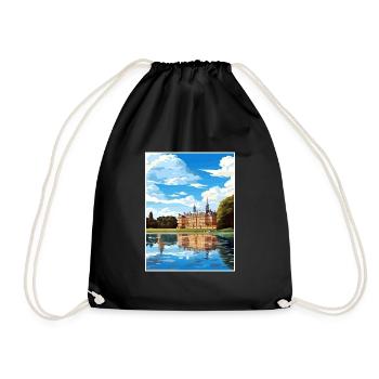 Potsdam Germany Vintage Travel Poster WPA Souvenir - Drawstring Bag - black - Front
