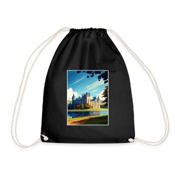 Inveraray Castle Scotland Affiche de voyage Vintage - Sac de sport léger - noir - Devant