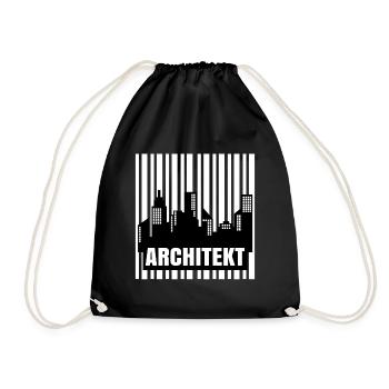 Architect Saying Work Career Job Supervisor - Drawstring Bag - black - Front