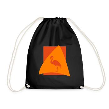 Flamants roses flamant rose flamenco flamenco - Sac de sport léger - noir - Devant