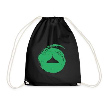 Elephant Elephant Clown - Drawstring Bag - black - Front