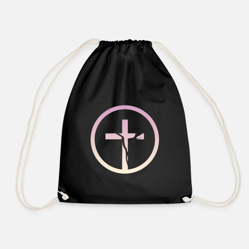 Bibelvers Christ Christlich - Turnbeutel - Schwarz