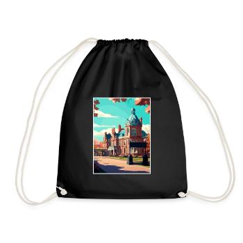 Harrogate Angleterre Vintage voyage affiche Souvenir - Sac de sport léger - noir - Devant
