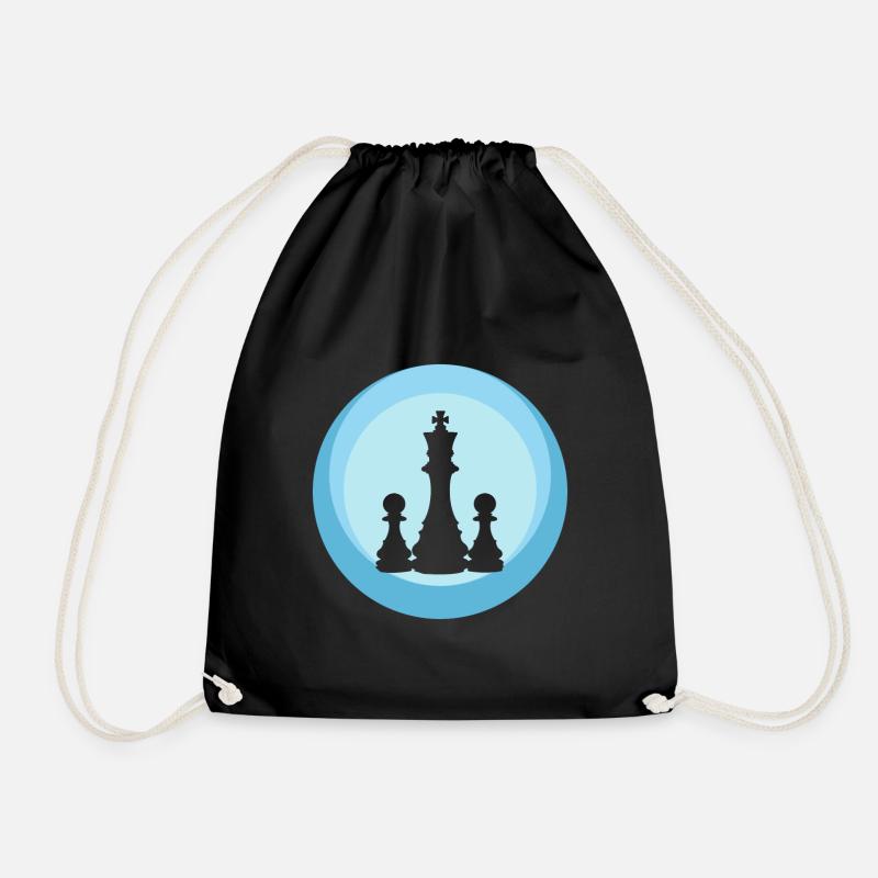 Échecs Échecs Échec et mat - Sac de sport léger - noir