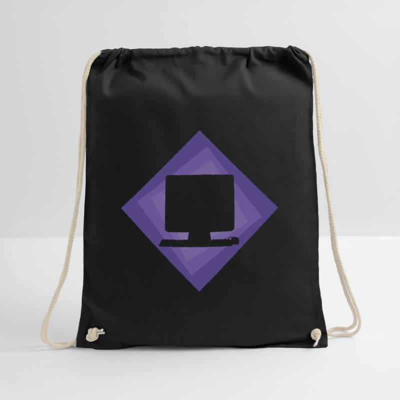 Computer Computer Work Online Drawstring Bag