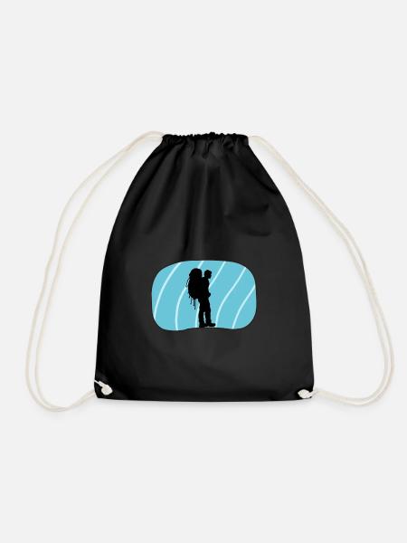 Backpacking Rucksack Backpacker - Turnbeutel - Schwarz