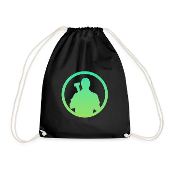 Car mechanic, hobbyist, mechanic - Drawstring Bag - black - Front