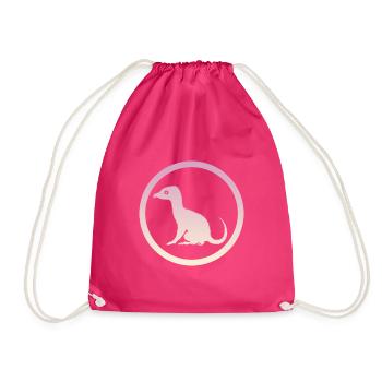 Kryptozoologie Märchen Einhorn - Turnbeutel - Fuchsia - Vorne