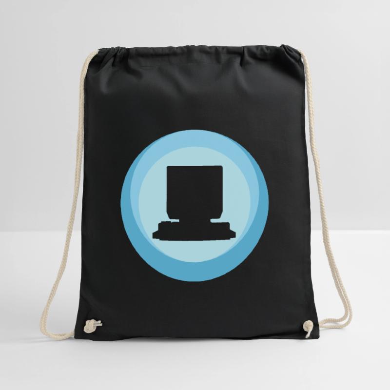 Computer Nerd Computer Work Drawstring Bag