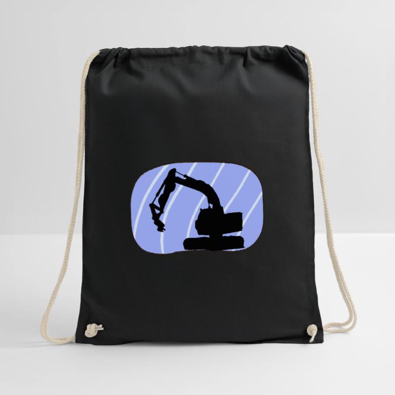 Construction site construction worker construction site Drawstring Bag