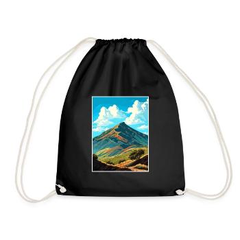 Mount Diablo California Vintage Reiseposter WPA - Turnbeutel - Schwarz - Vorne